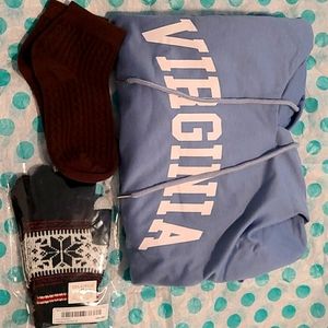 Brand New Hoodie, Gloves, Socks